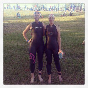 Hooray for tri friends! Heidi saved me!